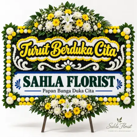 Papan Bunga Duka Mayjen Sungkono